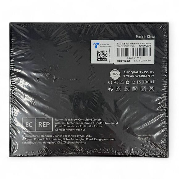 NEW Sealed REDTIGER F7NP Front & Rear Smart Dash Cam 4K Ultra Clear WIFI & GPS - Picture 6 of 8